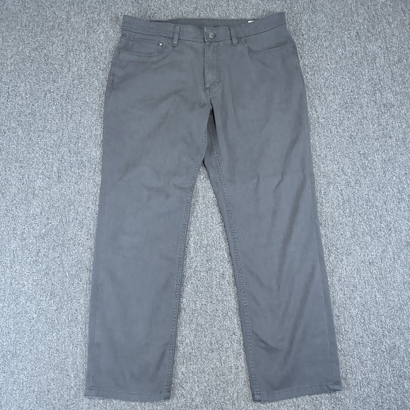 English Laundry Other - English Laundry Modern Straight Leg Pants Mens 36x30 Grey Cotton Stretch Chino